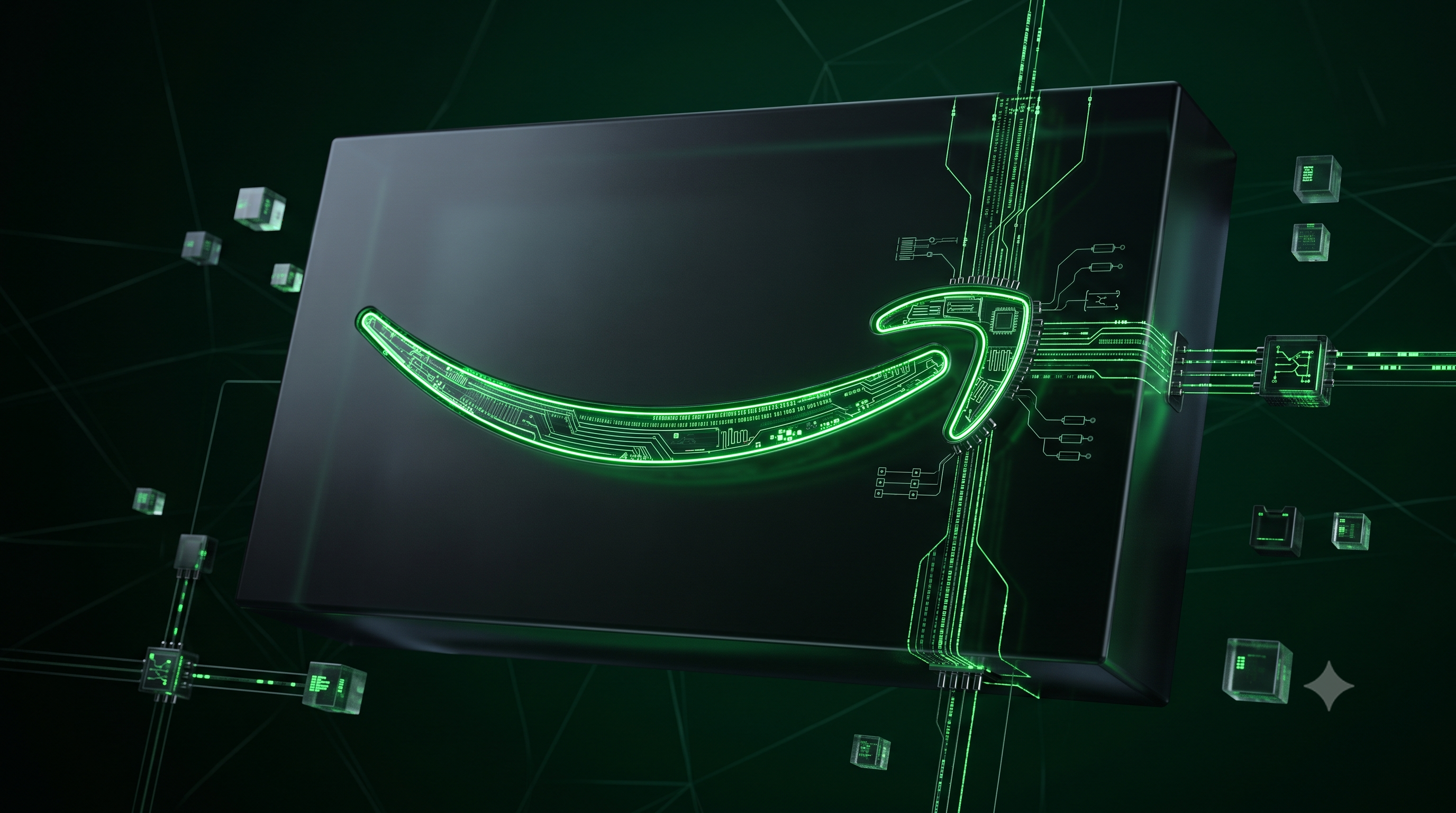 Ilustração de integração Amazon Marketplace